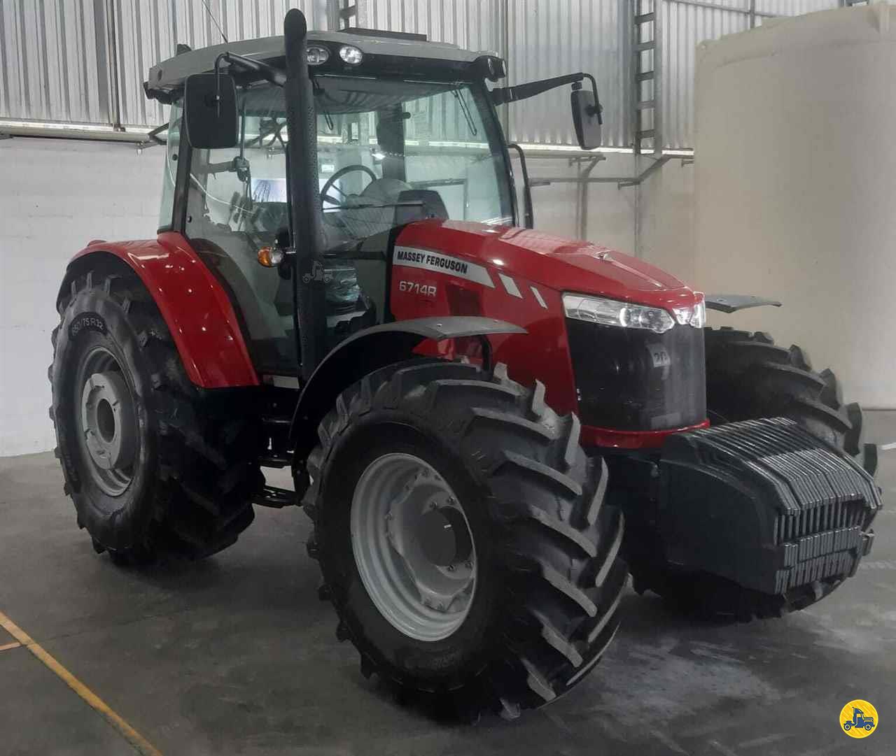 TRATOR MASSEY FERGUSON MF 6714 Tração 4x4 Rodomaya Transportes ITUPORANGA SANTA CATARINA SC